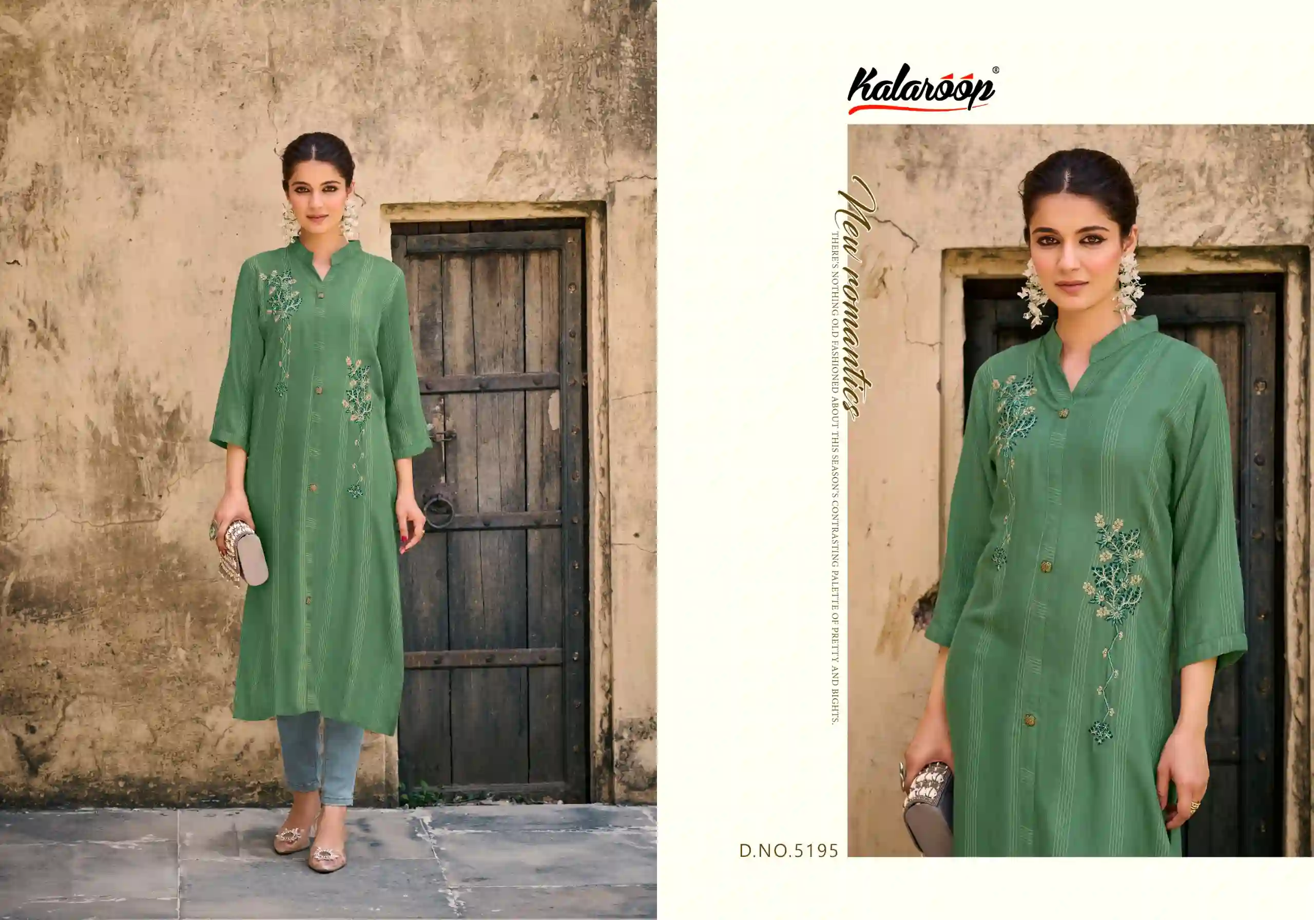 Kalaroop Kaviya Fancy Weaving Wholesale Fancy Kurti Catalog — Wholesale Kurtis, MPA wholesale from Surat — Photo 2